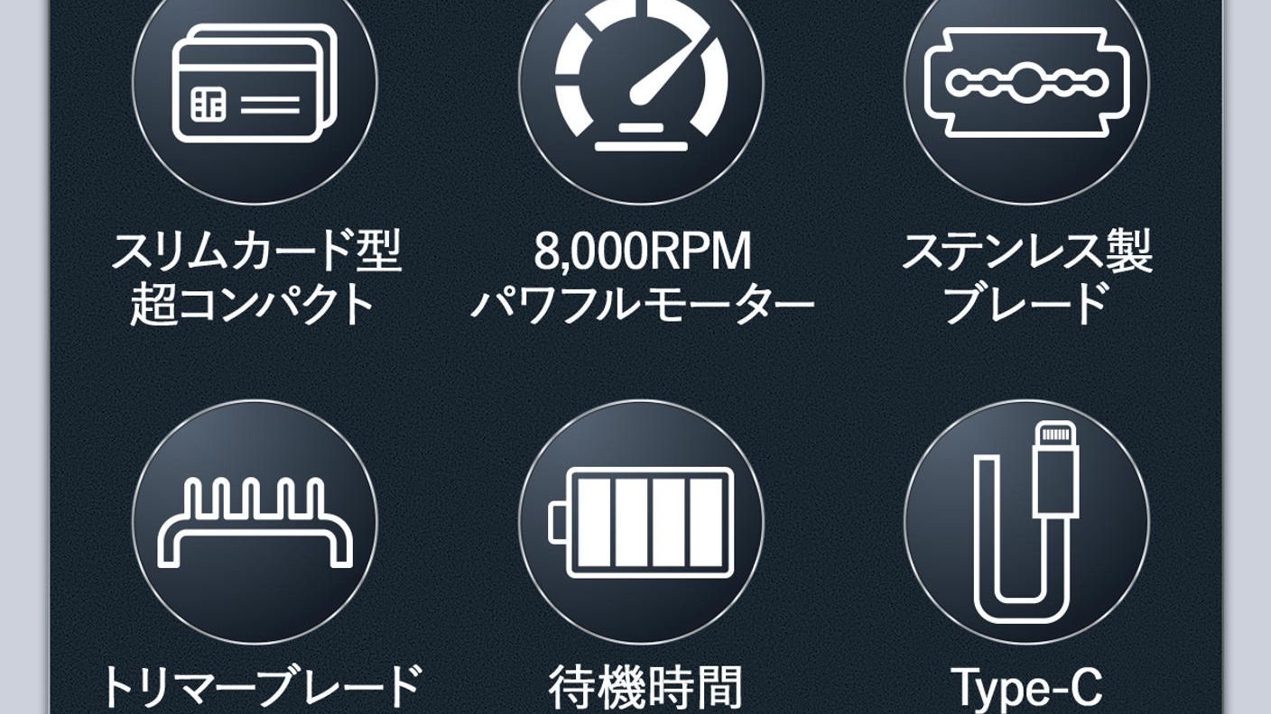 クラウドファンディングプロジェクト：カード型でポケットにも余裕で入る！超小型電動シェーバーZERA S SHAVER