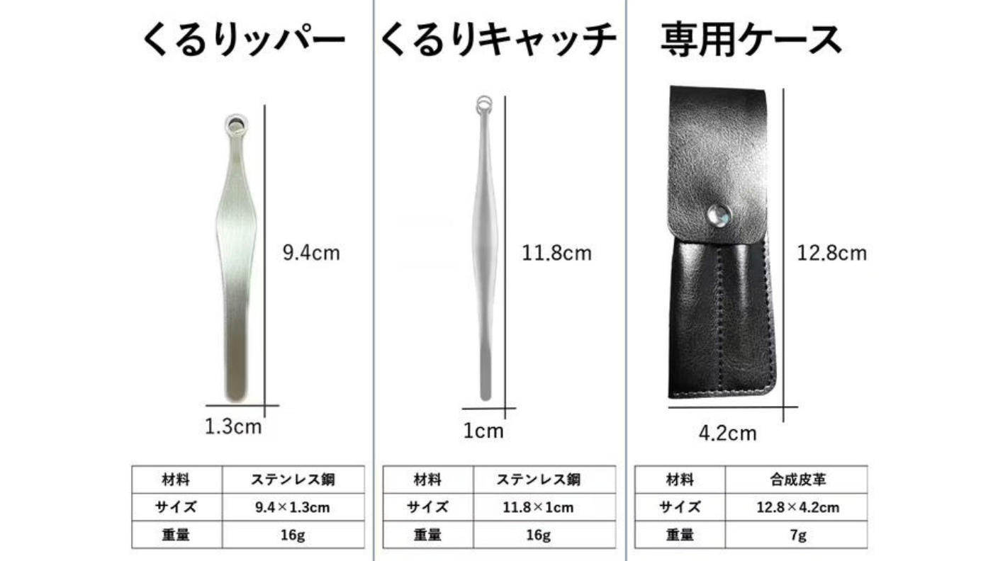 クラウドファンディングプロジェクト：進化したセットになって帰ってきた！1秒鼻毛カッターくるりッパー＋毛抜きセット！