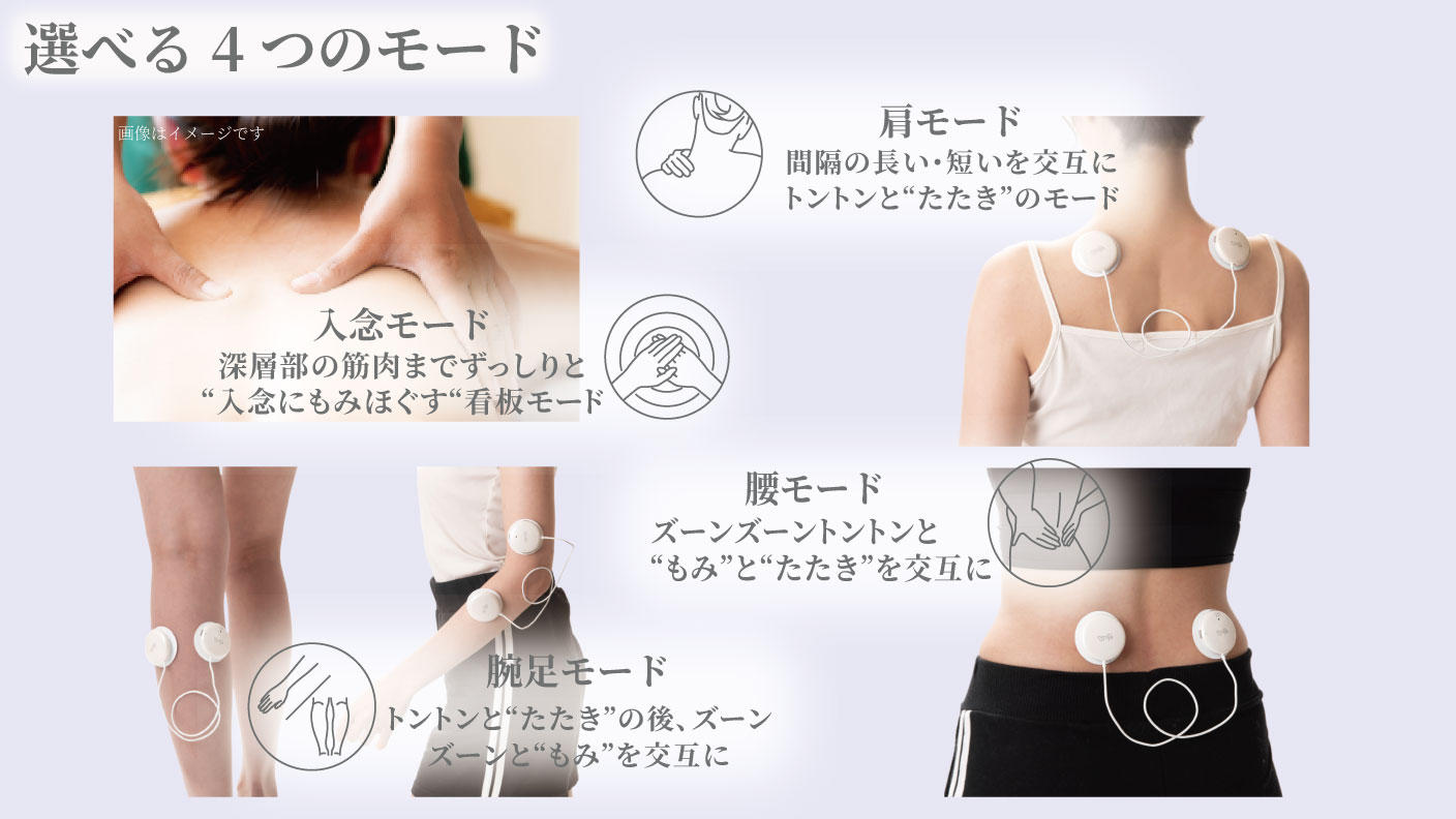 クラウドファンディングプロジェクト：日々の疲れに上質なマッサージをお届け家庭用低周波治療器　「スマート低周波」