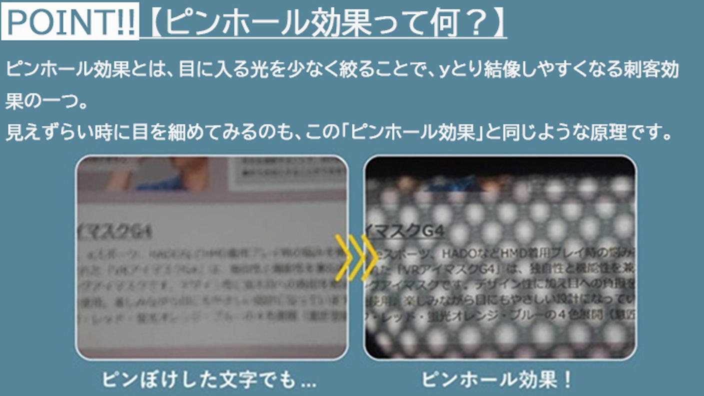 クラウドファンディングプロジェクト：じわーっと”ながら”ケア！”見えながら温める”を進化させた最新のピンホール付アイウォーマー！