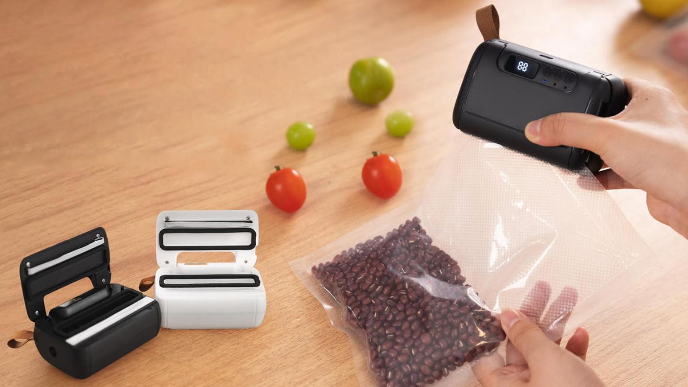 クラウドファンディングプロジェクト：累計出荷数1万個◎真空パックできて液体保存も可能！超コンパクトな8in1シーラー