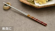 クラウドファンディングプロジェクト：【経済産業大臣賞】眼鏡職人が作る、2mmの箸先が驚くほど摘まみやすい 吉祥柄チタン箸