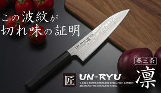 クラウドファンディングプロジェクト：切れ味に妥協しない人へ。毎日の料理が変わる、【匠　UN-RYU 凛　三徳包丁】