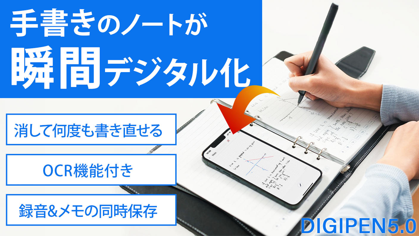クラウドファンディングプロジェクト：【アナログ×先端技術】手書きメモを瞬時にデジタル化！OCRや検索機能で作業効率化