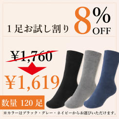 【１足お試し割り8％OFF】足首ゆったり靴下