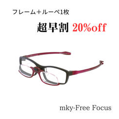 【超早割20％OFF】フレーム＋ルーペ1枚（税込、送料込）