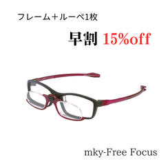 【早割15％OFF】フレーム＋ルーペ1枚（税込、送料込）