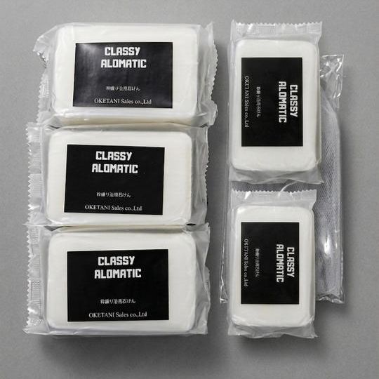 CLASSY AROMATIC枠練り浴用石けん5個＋泡立てネット　セット