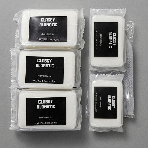 CLASSY AROMATIC枠練り浴用石けん5個＋泡立てネット　セット