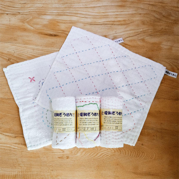 復興ぞうきん 定番10枚セット - (縫い手のこころを伝え、防災の環を