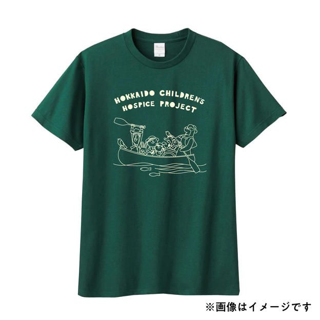 チャリティTシャツモスグリーン（L）＋活動報告