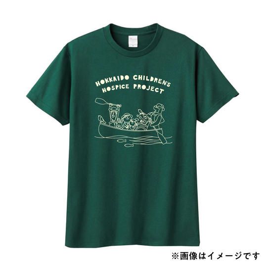 チャリティTシャツモスグリーン(L)+活動報告