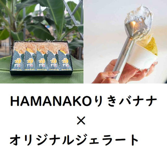 HAMANAKOりきバナナ＋ジェラートコース